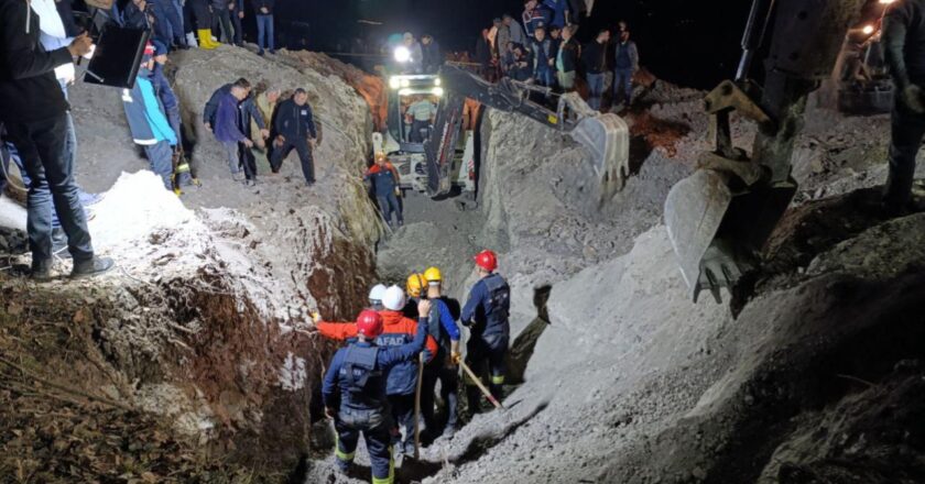 Amasya’da çökme: 2 işçi hayatını kaybetti