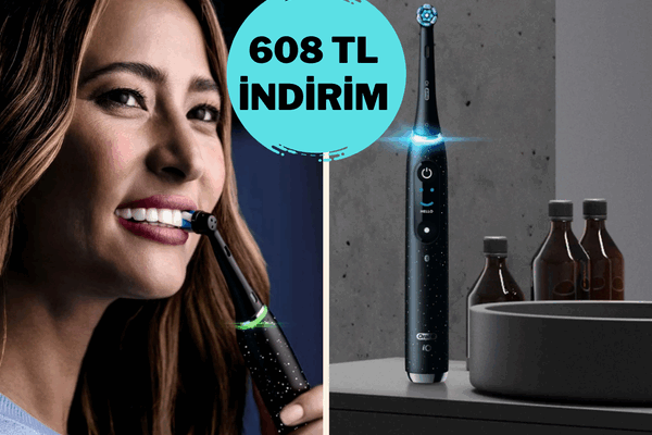 Dişlerinizi fırçalayın artık akıllı bir alışkanlık! Oral-B I 10 Diş Fırını İndirimli Diş Fırını Algılama